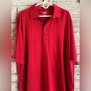 Mens golf shirt red size XL very good condition